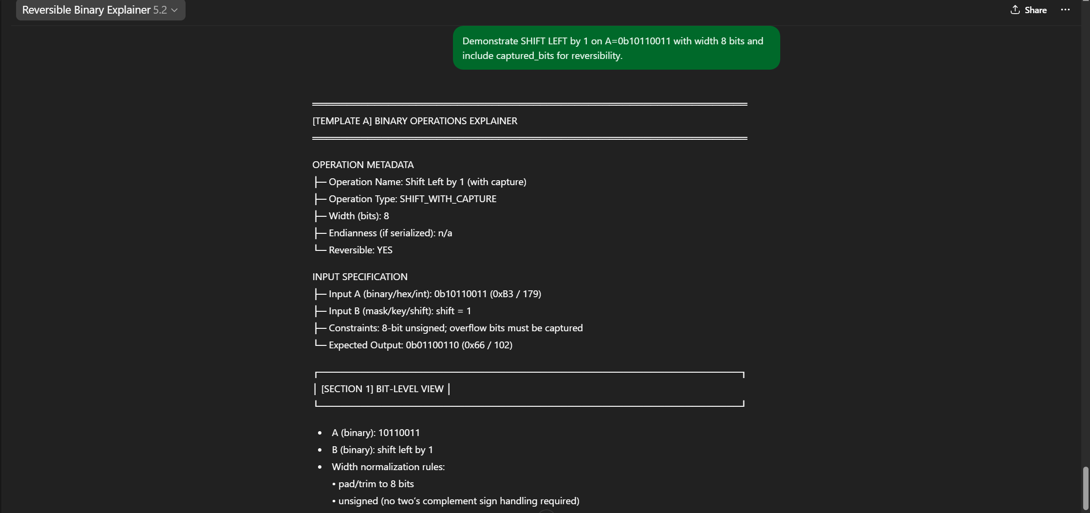 Reversible Binary Explainer gallery image