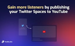 Convert Twitter Spaces to YouTube media 1