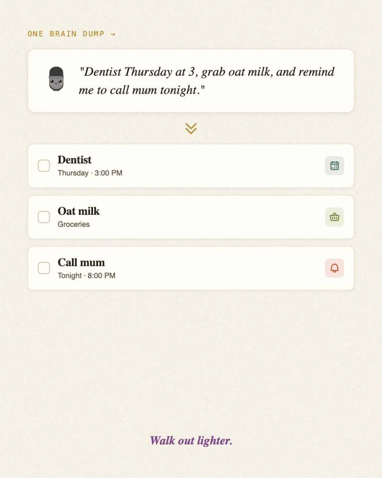 BeFree - Brain Dump screenshot 5