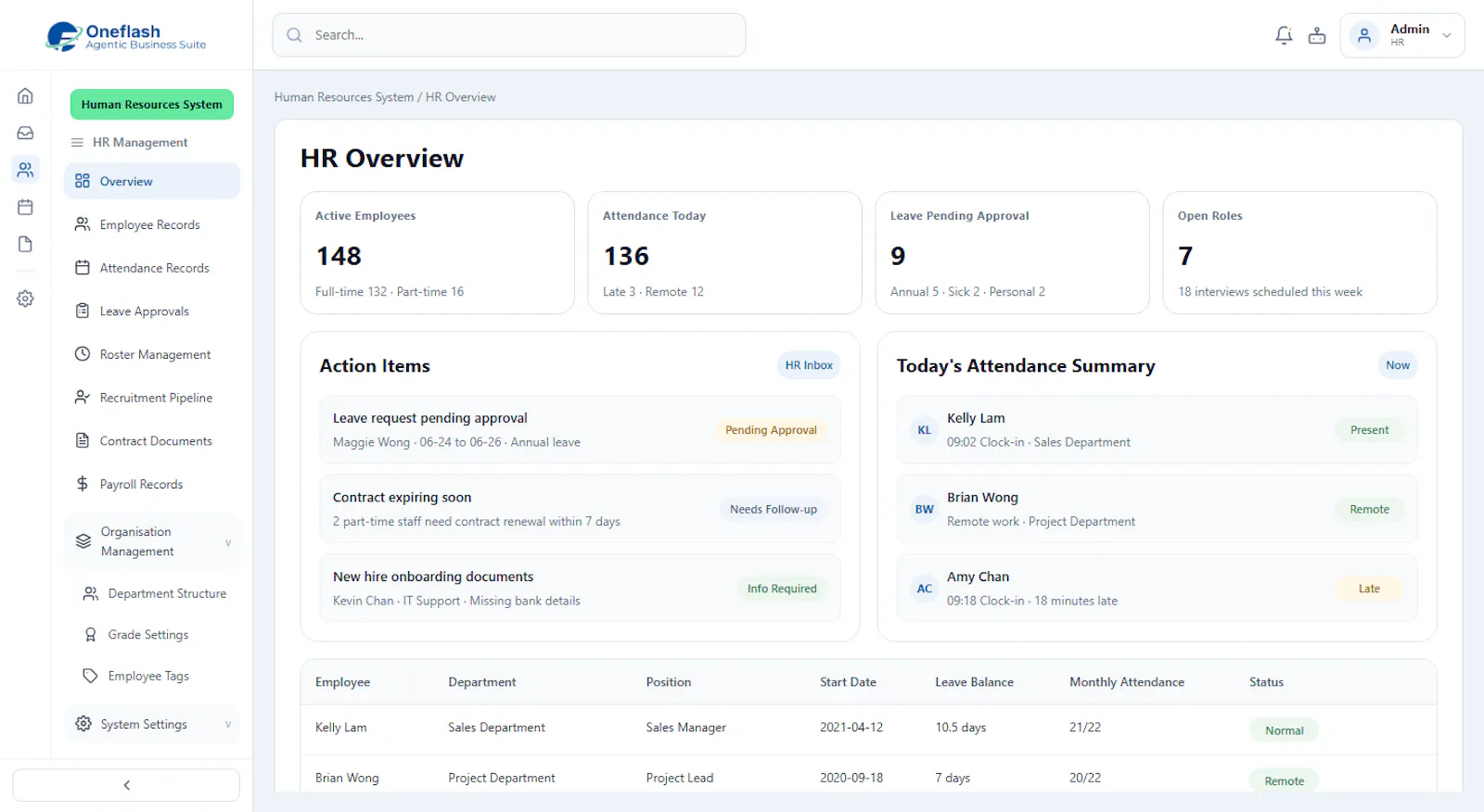 Oneflash Agentic Business Suite screenshot 8