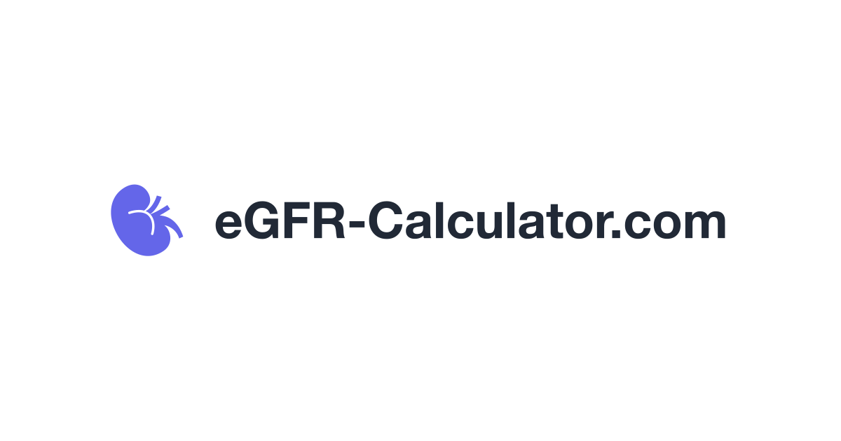EGFR -Taschenrechner - Professionelles Online -Tool für glomeruläre Filtrationsrate Medien 1