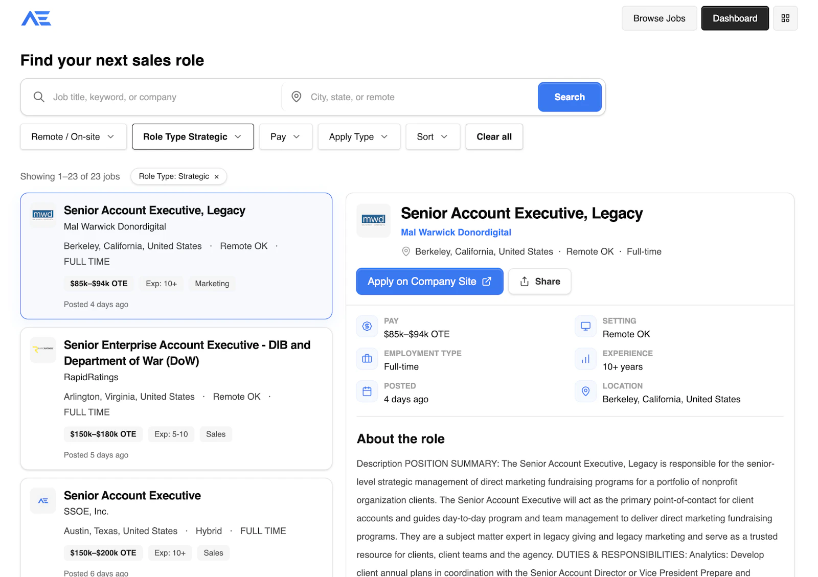 Account Executive Jobs screenshot 3