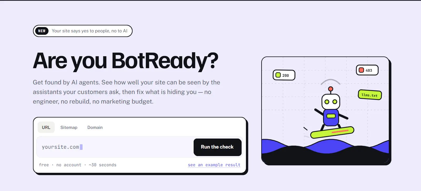 botready.dev screenshot 2