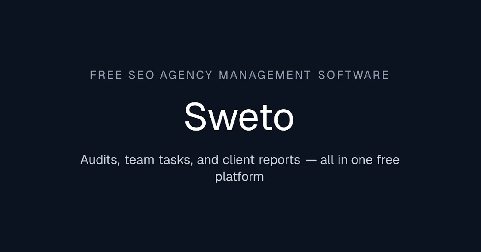 Sweto -Free SEO Agency Management App screenshot 1