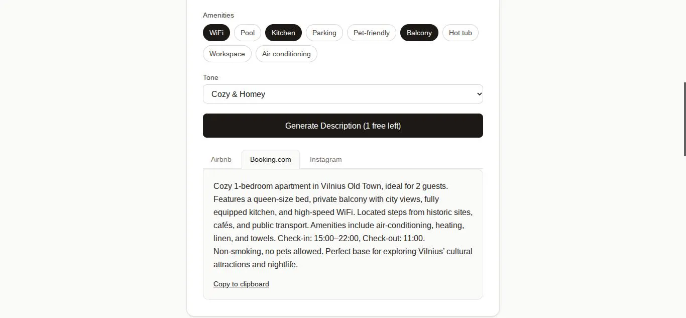 HostCopy AI gallery image