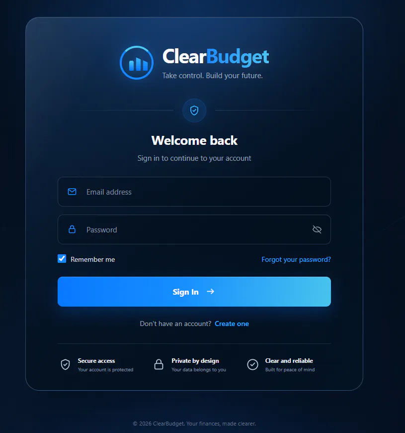 clearbudget gallery image