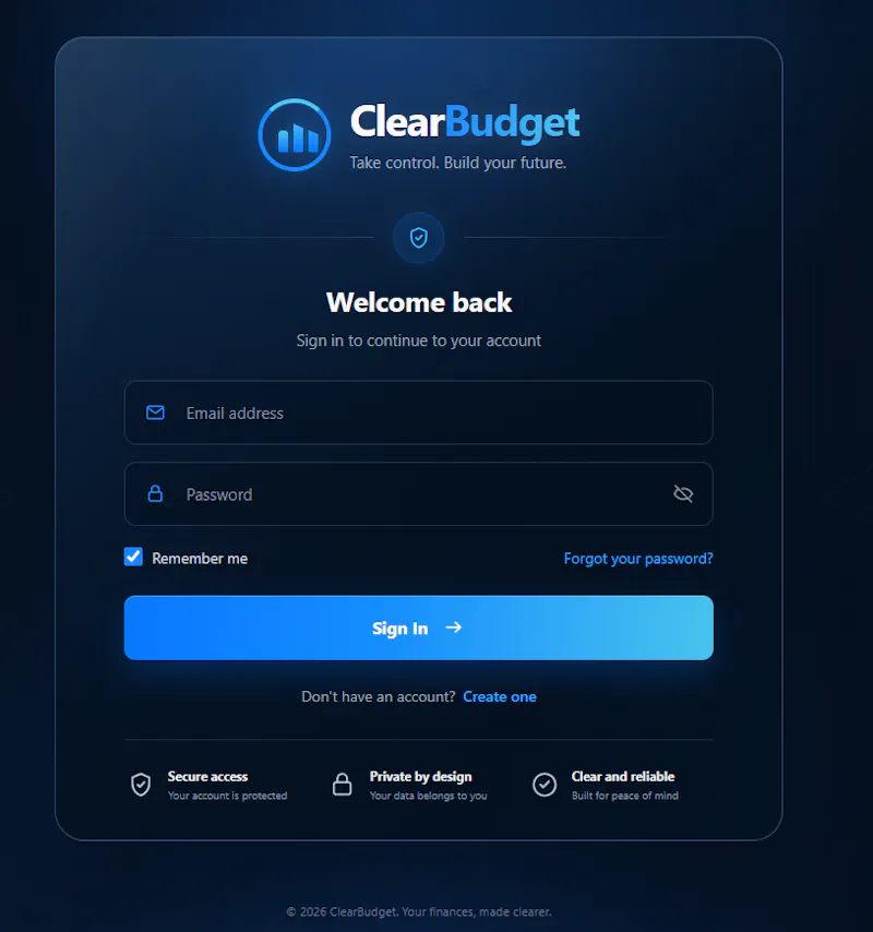 clearbudget screenshot 3