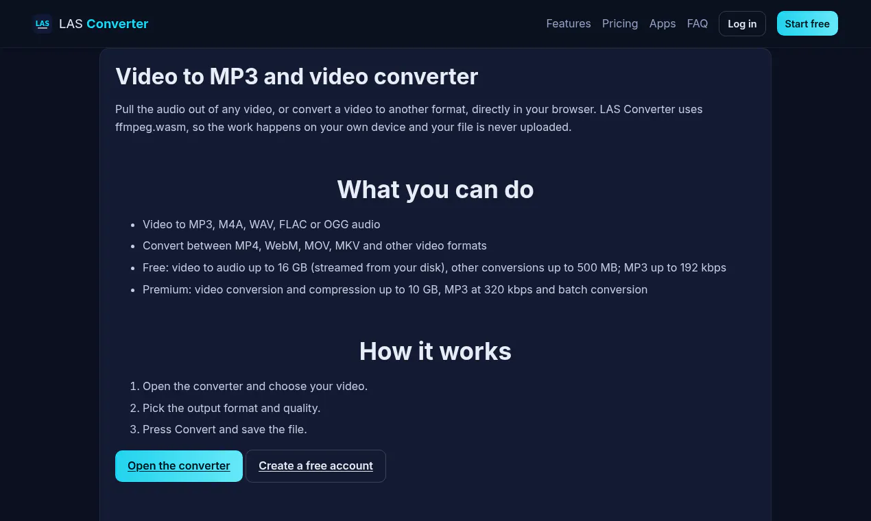 LAS Converter gallery image