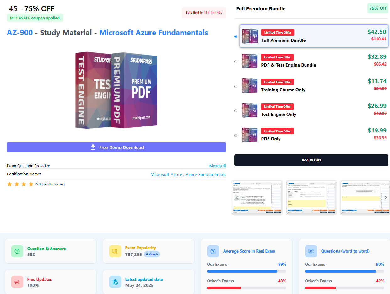Study4Pass Exam Prep Study Material - Updated exam prep study material guide by tech professionals media 3