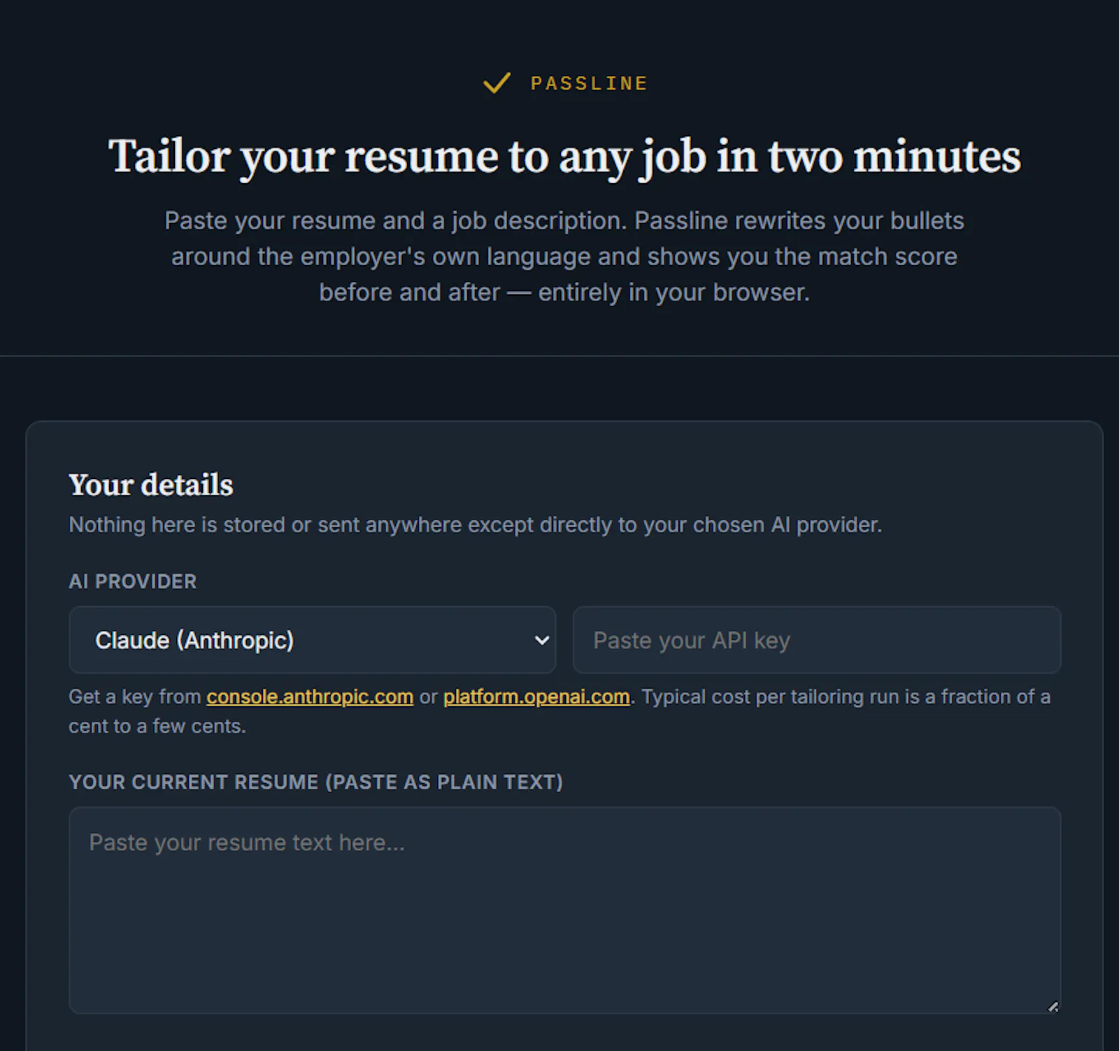 Passline screenshot 1