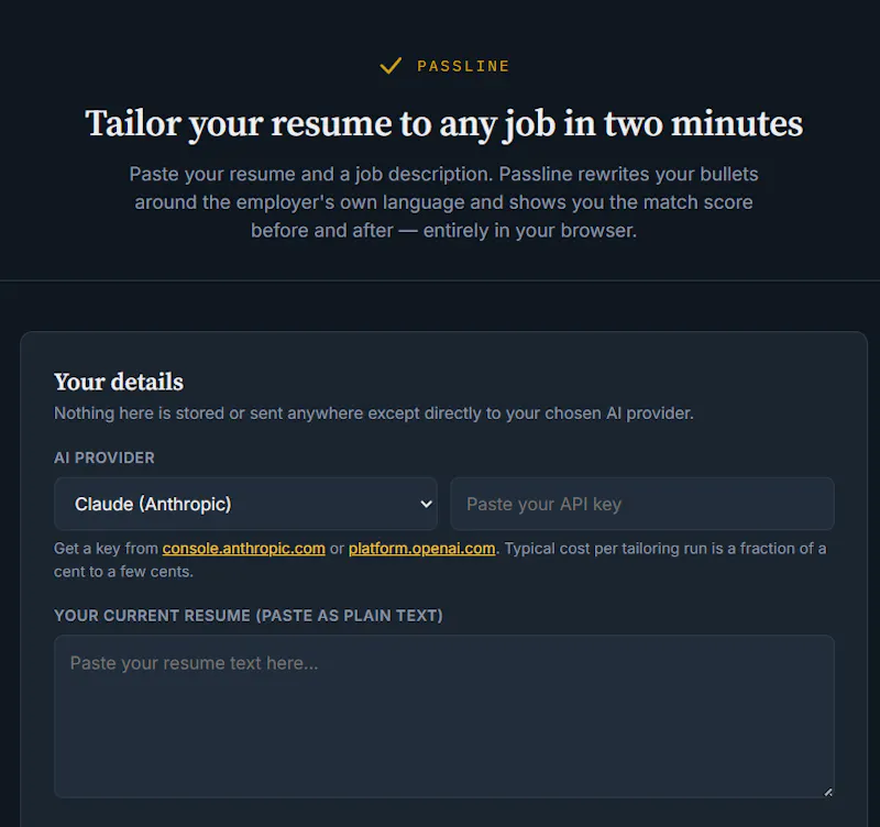 Passline screenshot 1