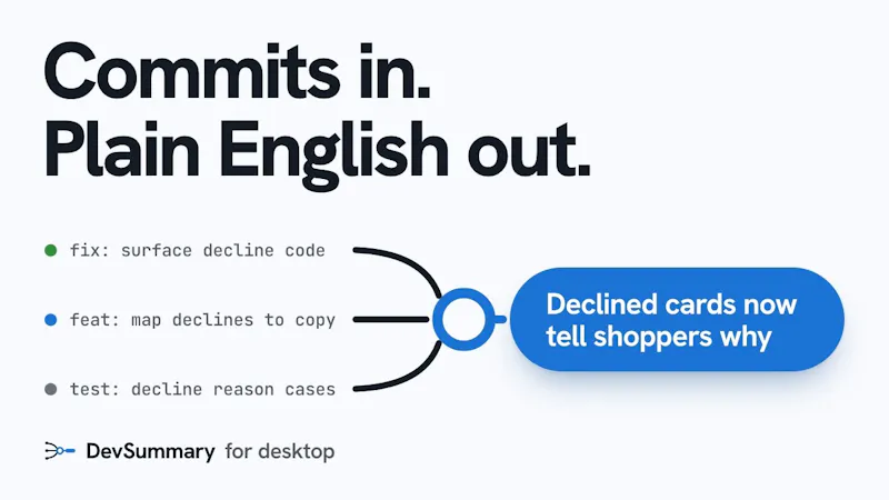 DevSummary Desktop screenshot 1 (video preview)