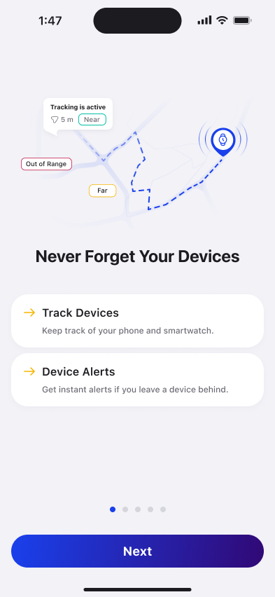 Média Axion Watch Guard - Transformez votre Apple Watch et votre iPhone en un système anti-perte. 1
