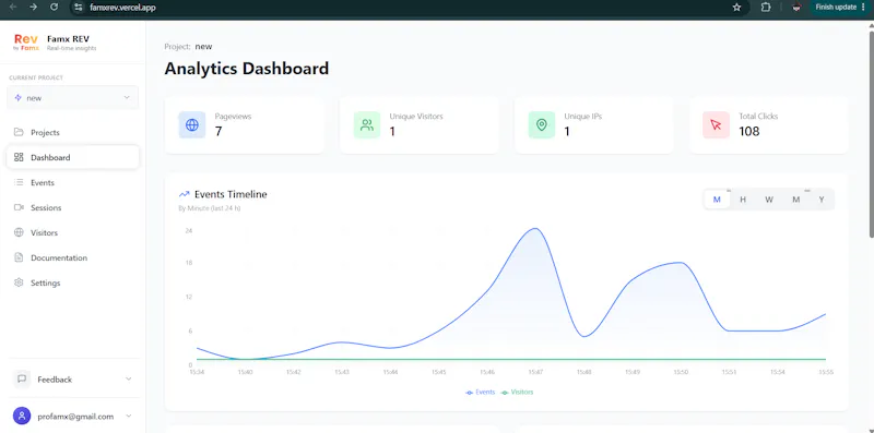  REV - Super AI website tracker screenshot 4