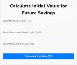 Initial Value Calculator gallery image