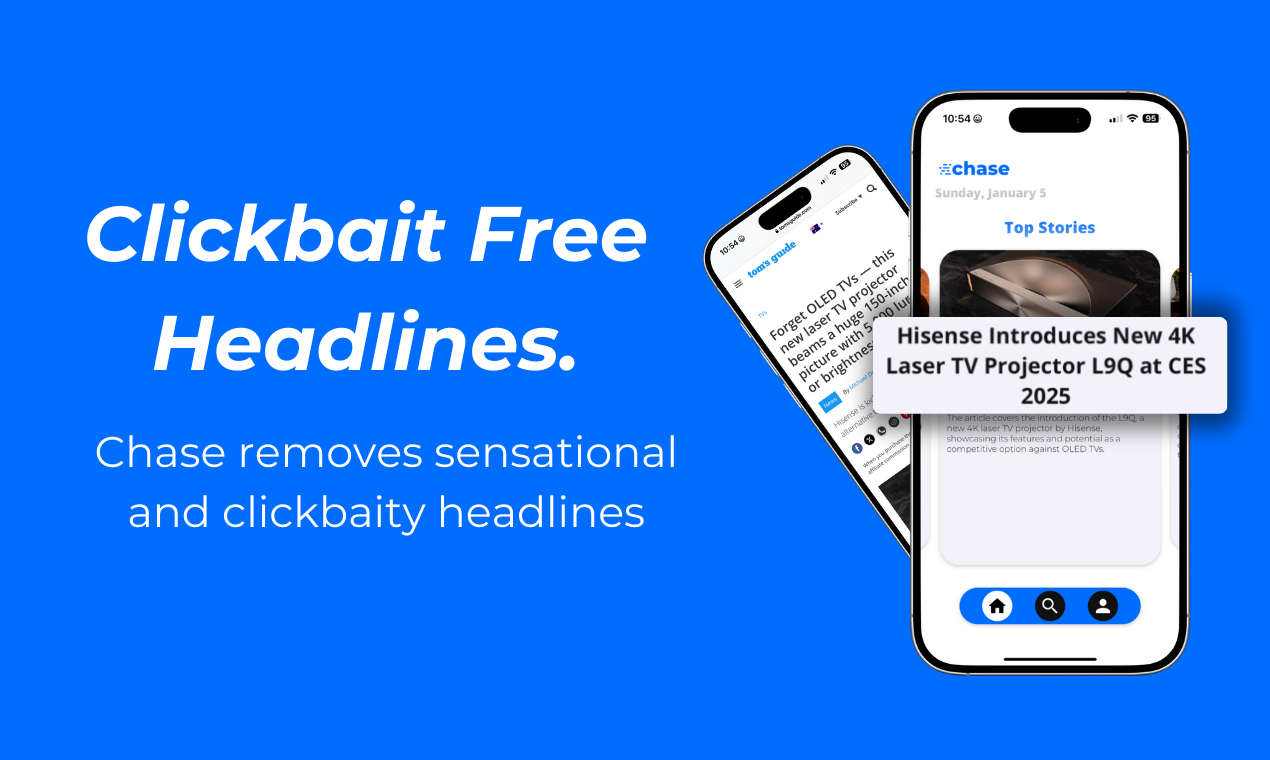 Chase - Notizie sintetizzate - L'app di notizie per le persone che non hanno tempo per le app di notizie media 5