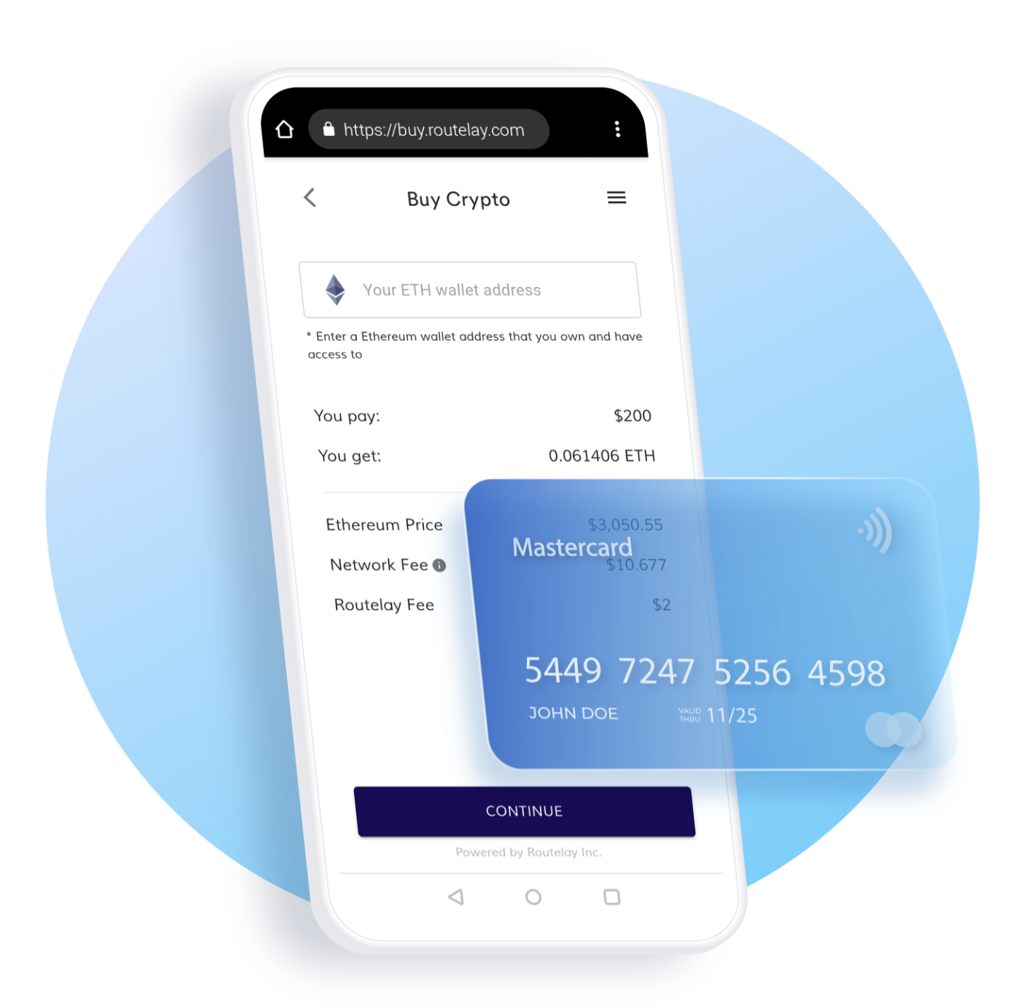 Routelay: Buy & sell crypto within your DeFi app | Product Hunt