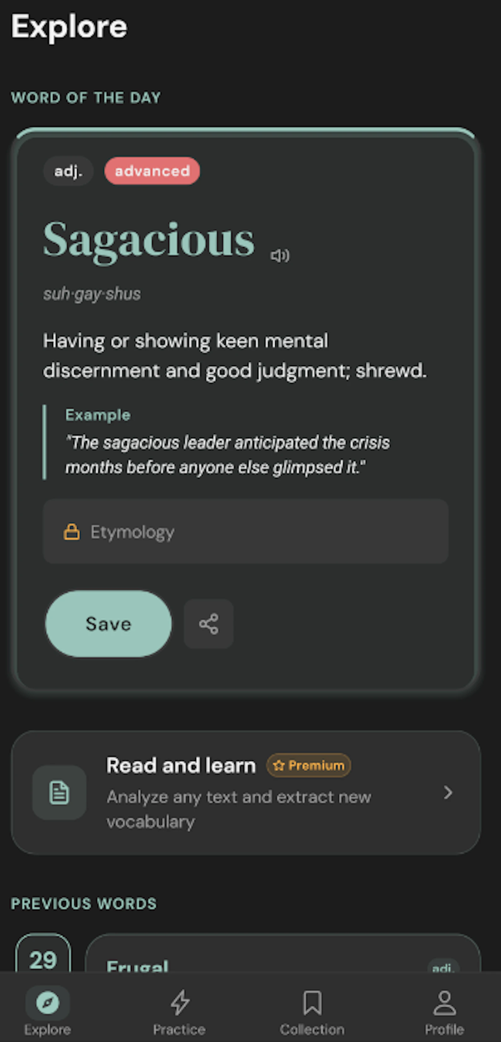 Vocablo screenshot 1