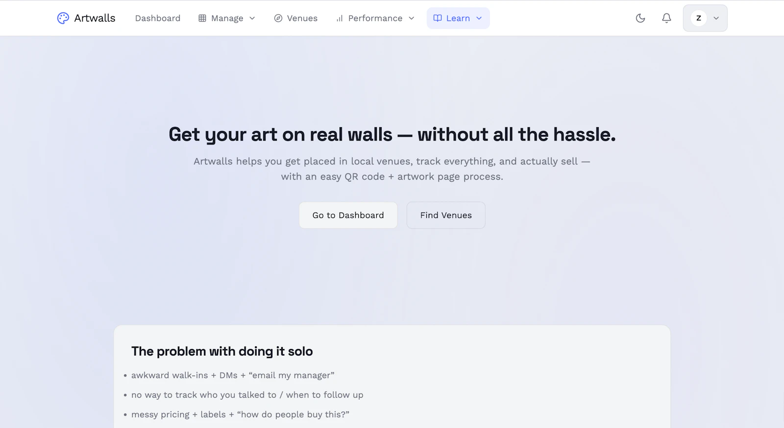 Artwalls screenshot 1