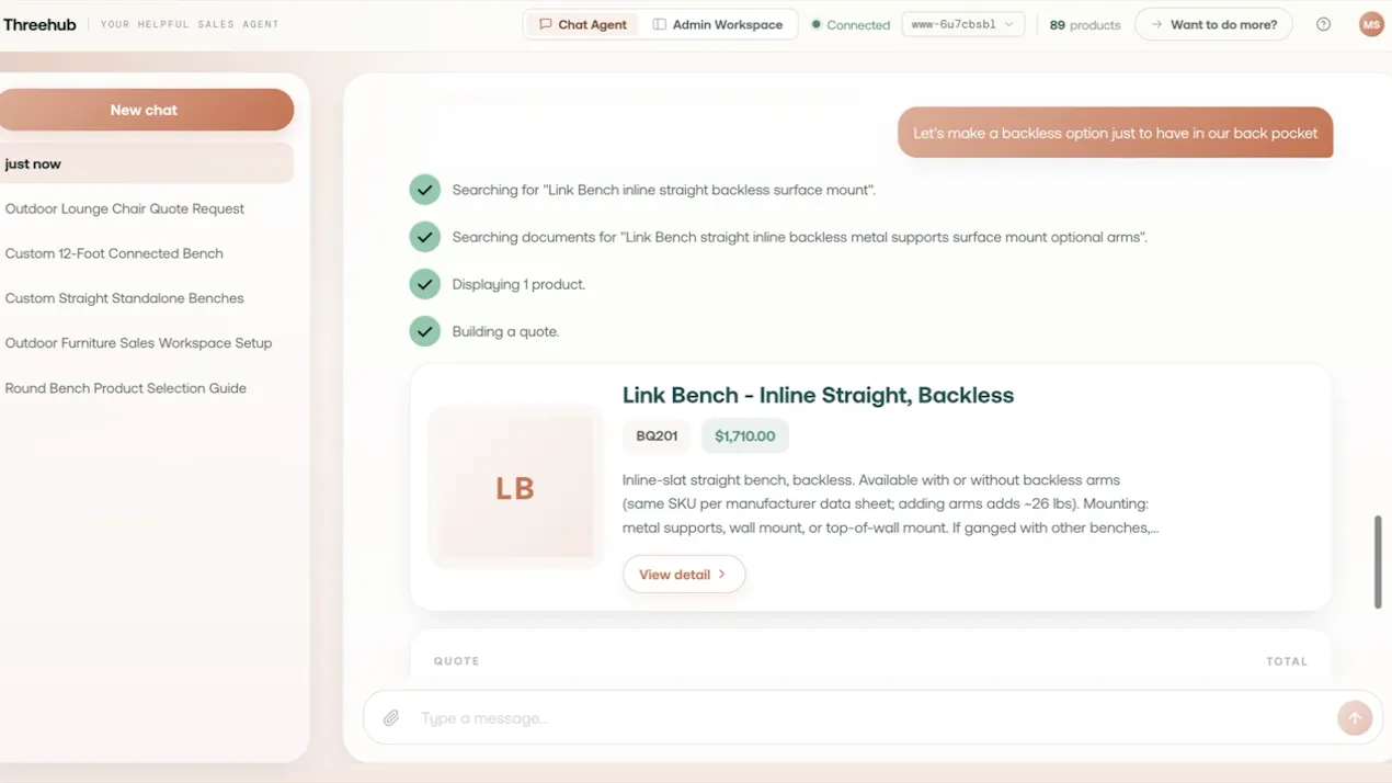 Threehub product