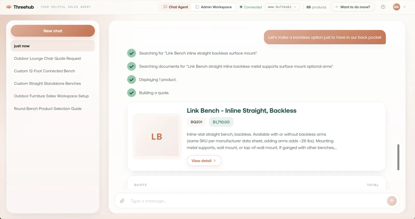 Threehub screenshot 1