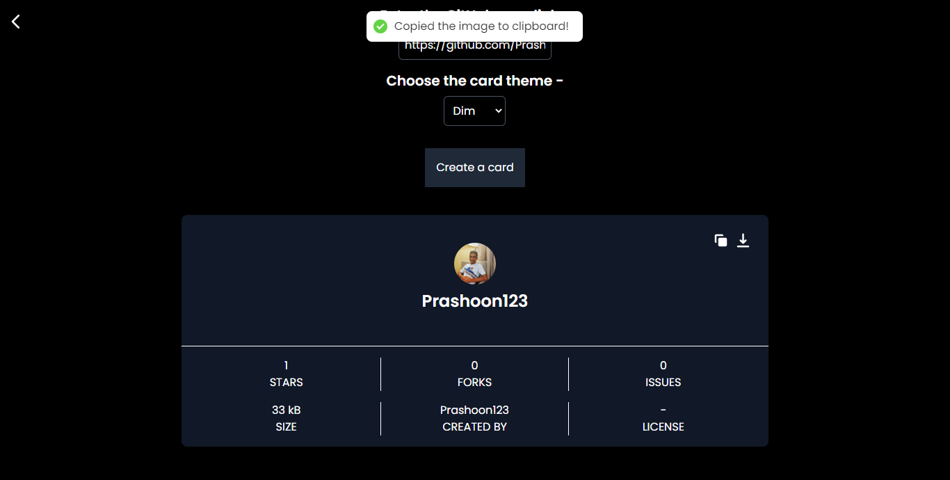 GitHub Cards gallery image