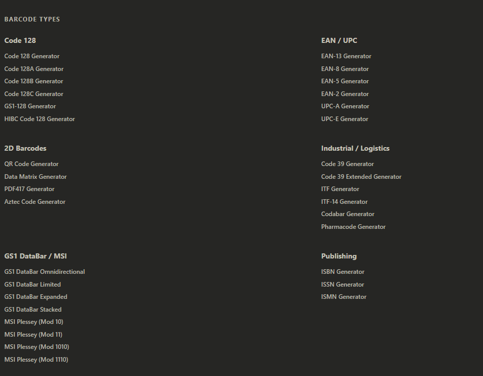 Free Barcode Generator Online gallery image