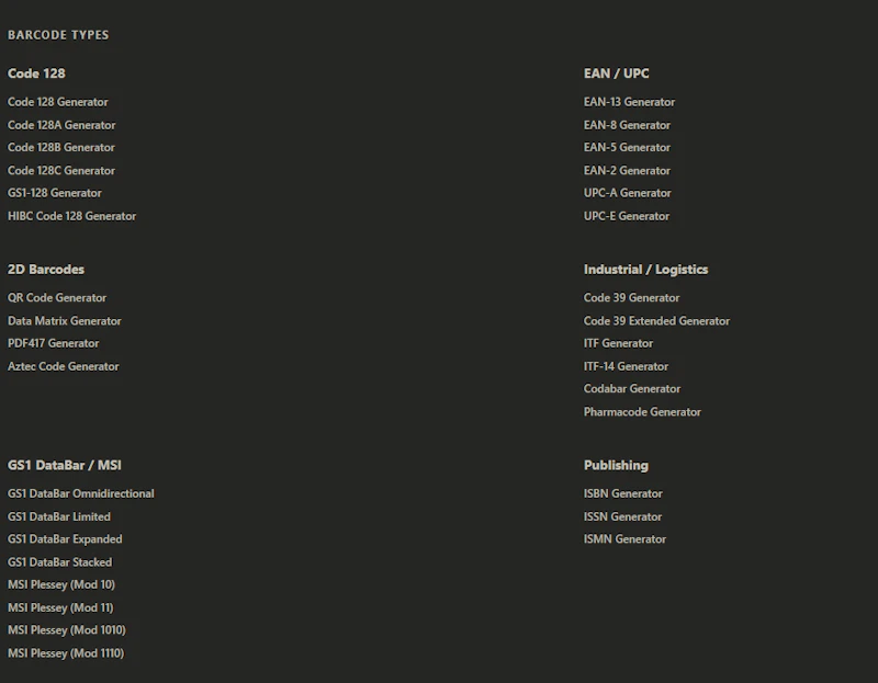 Free Barcode Generator Online screenshot 3