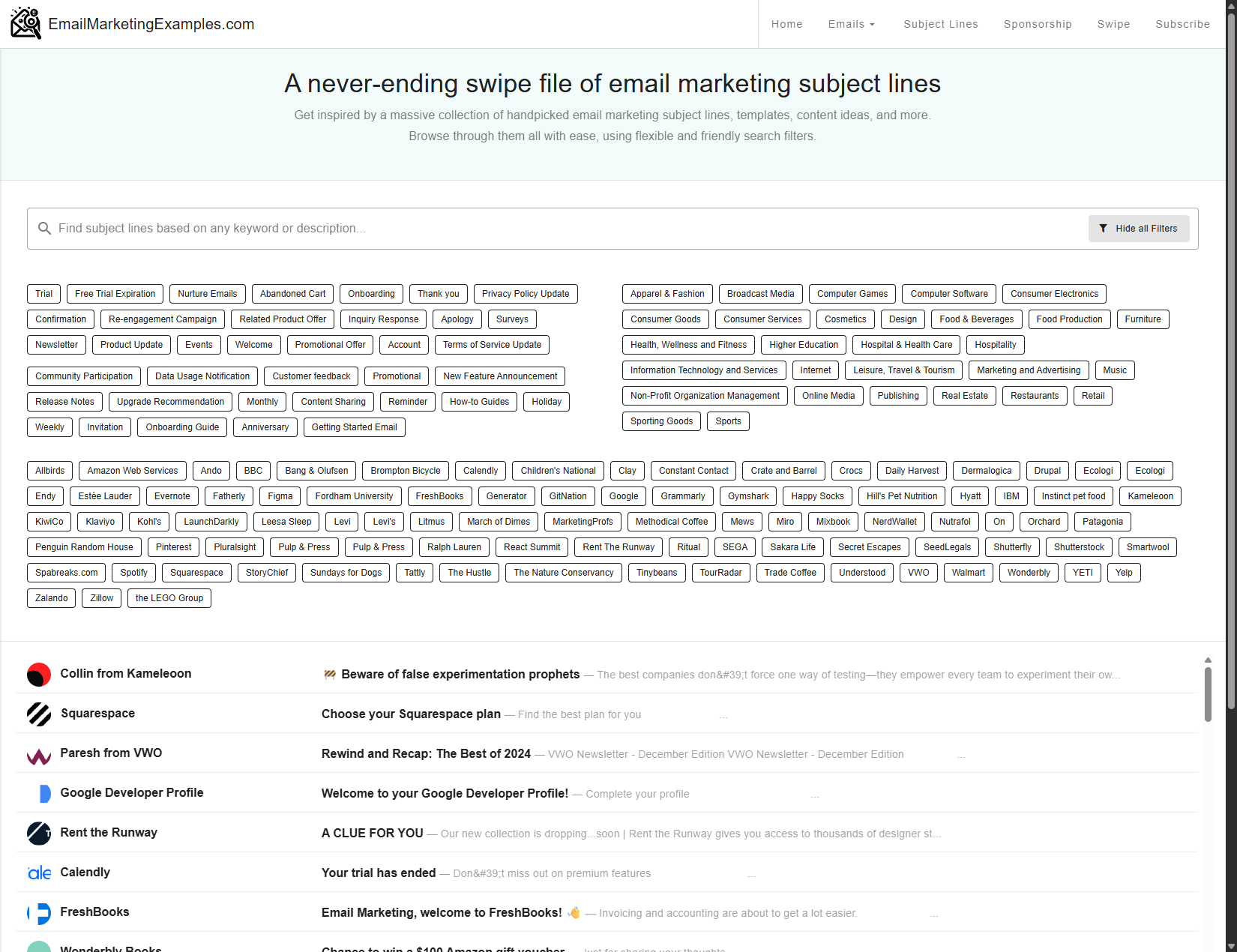EmailMarketingExamples.com media 5