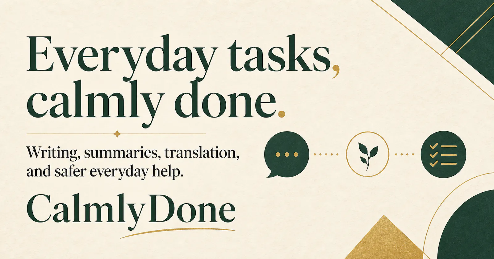 CalmlyDone screenshot 1