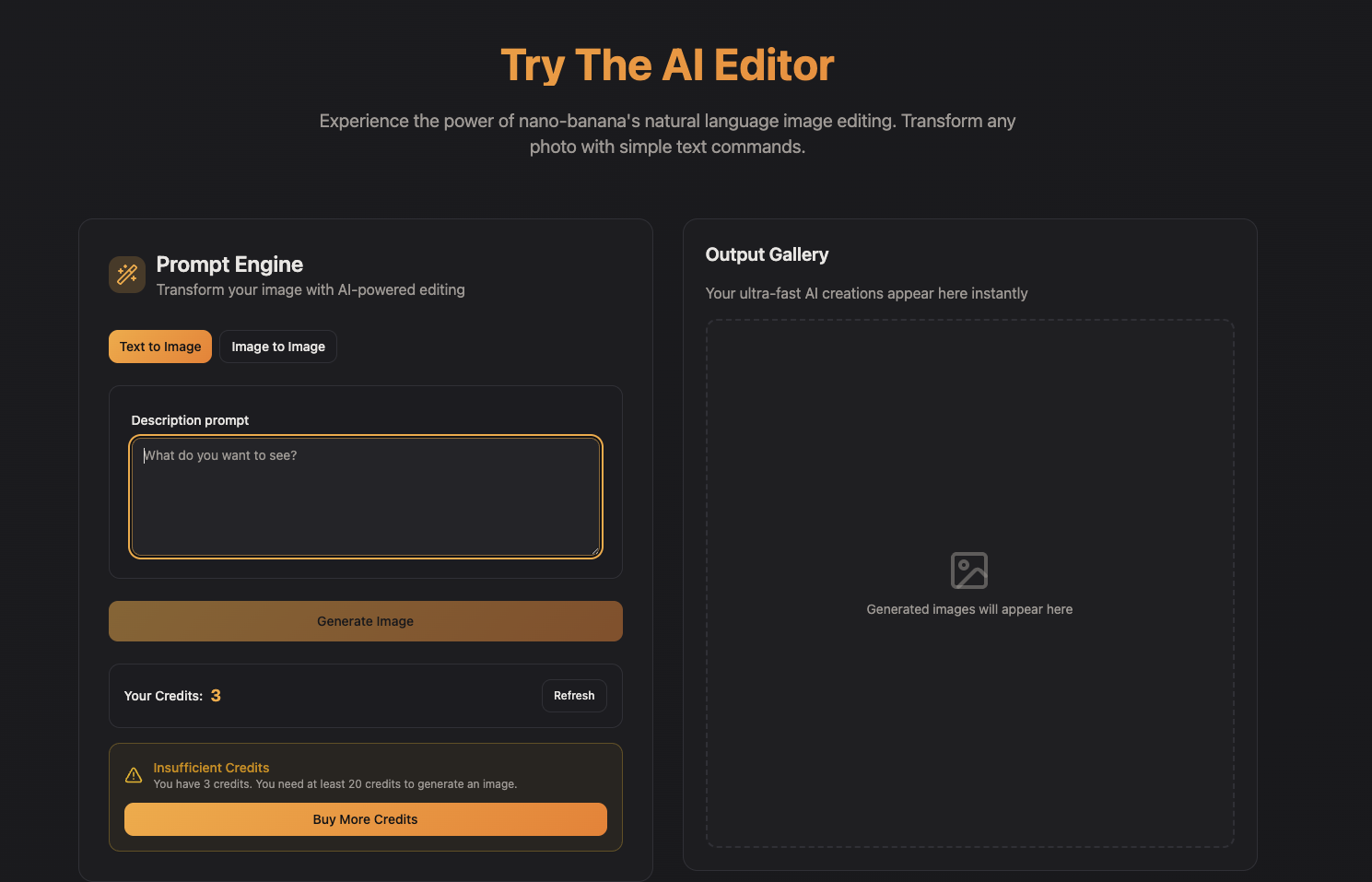 Nano Banana AI Image Generator gallery image