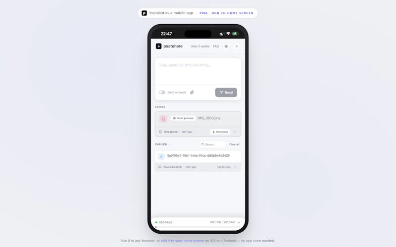 pastehere screenshot 3
