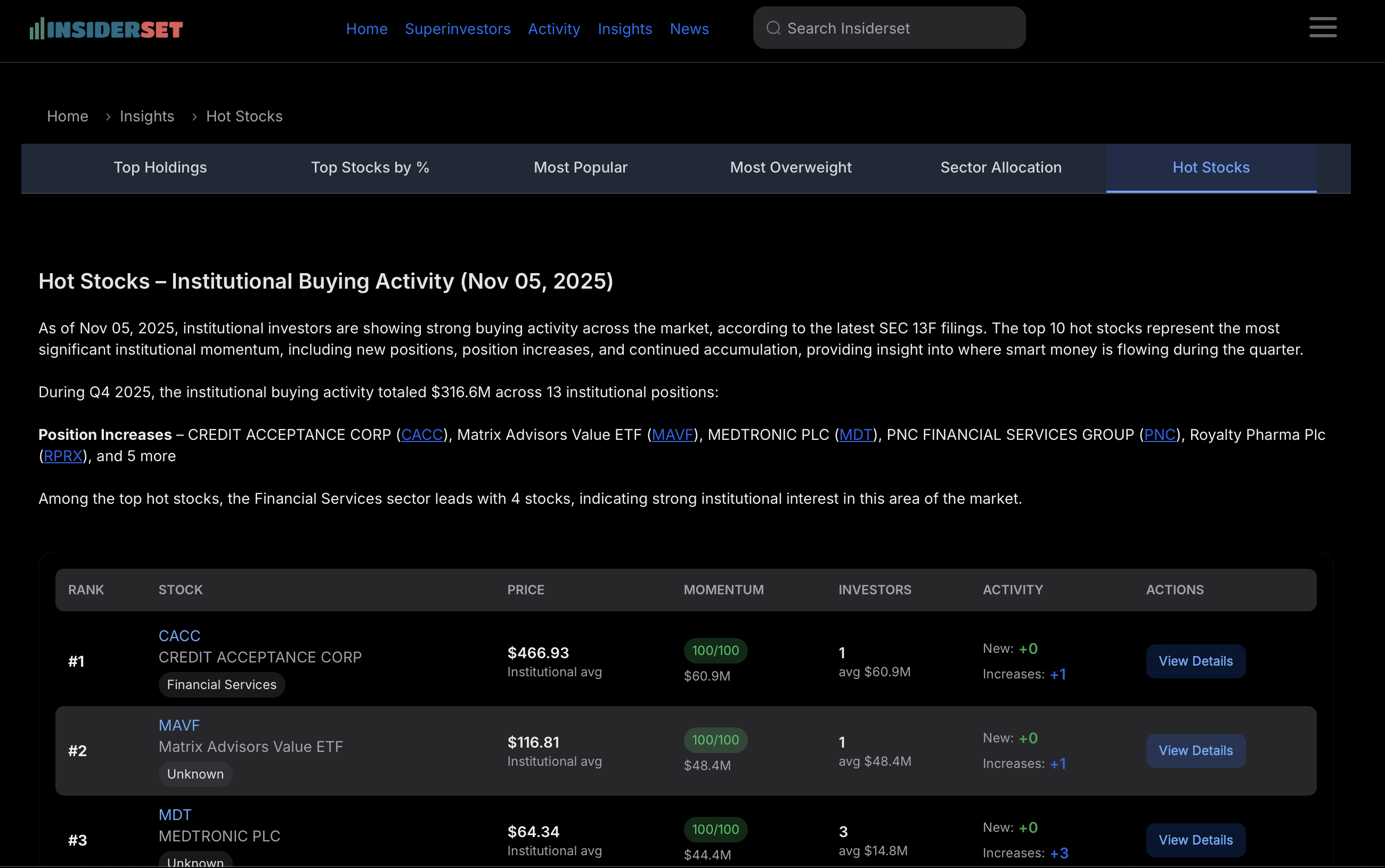 Insiderset - Screenshot 2 preview