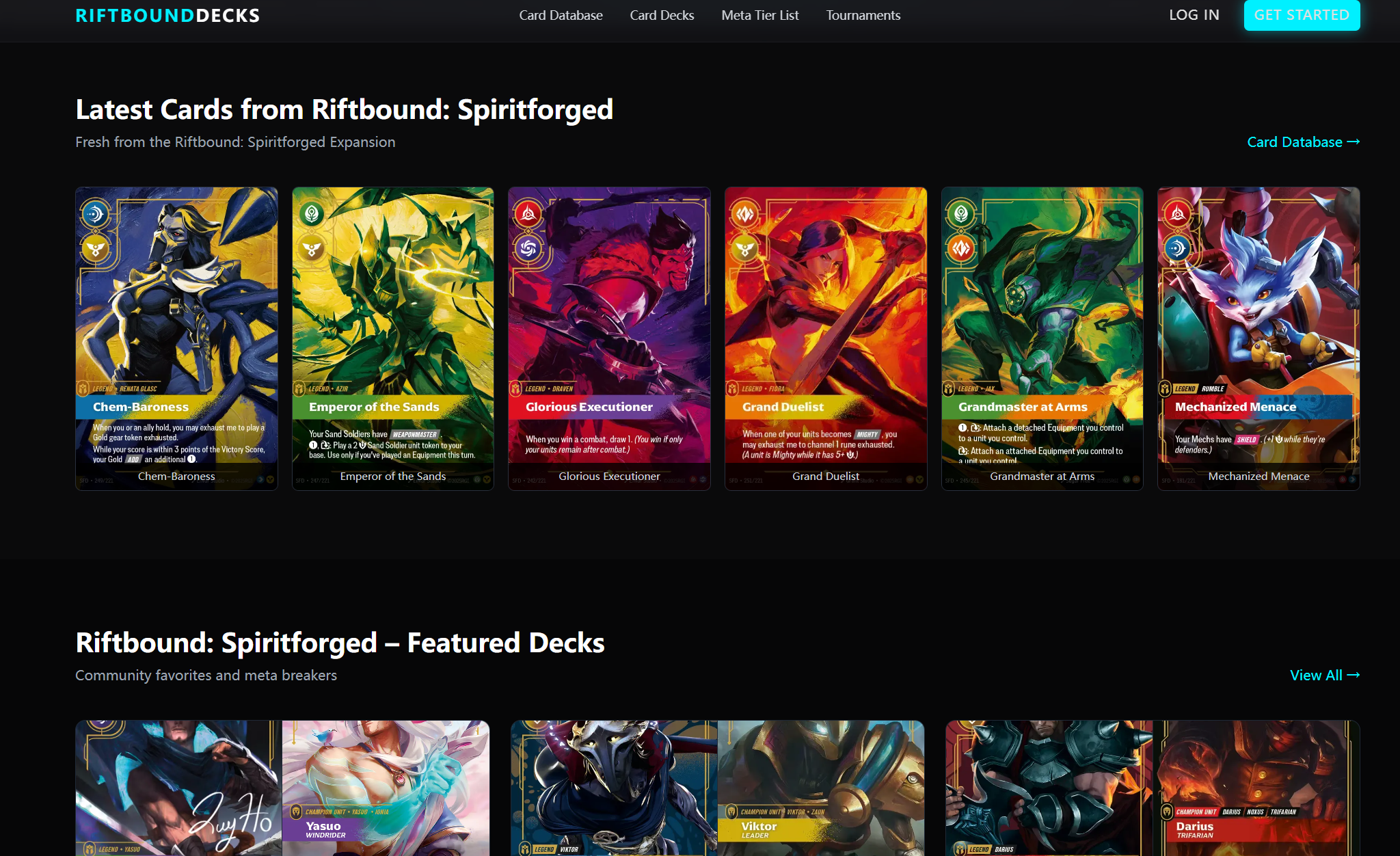 Riftbound Cards, Decks & Meta Tier List gallery image