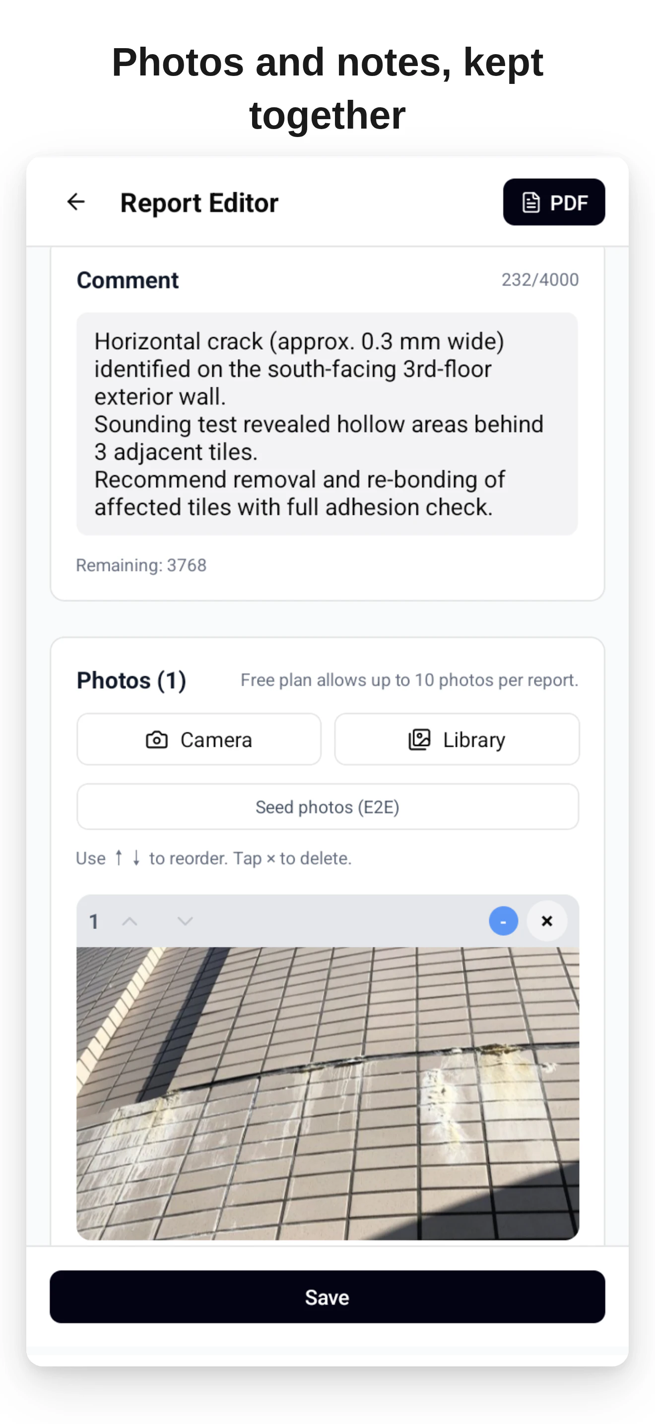Repolog — Jobsite Photos to PDF screenshot 3