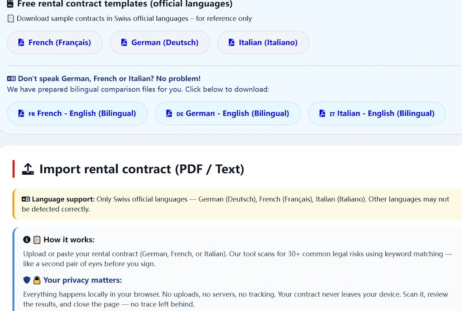 WelfareCalc.ch screenshot 5