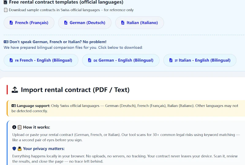 WelfareCalc.ch screenshot 5