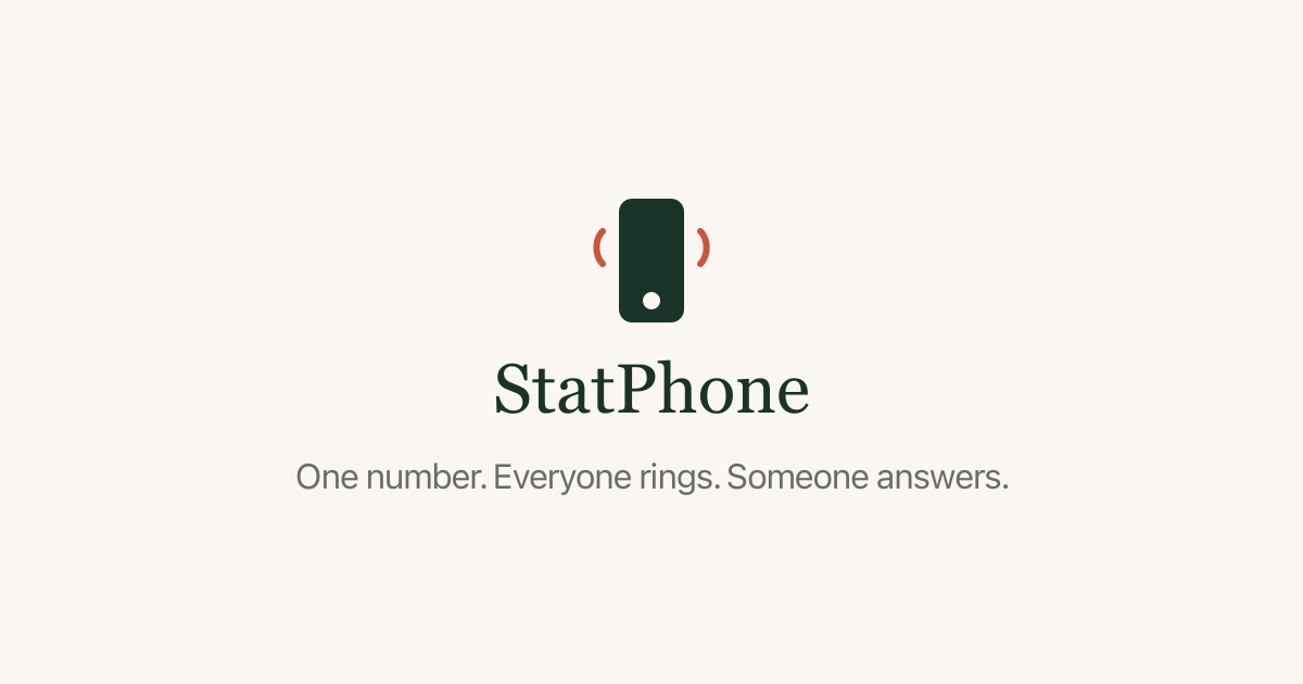 StatPhone — The One Call You Can't Miss gallery image
