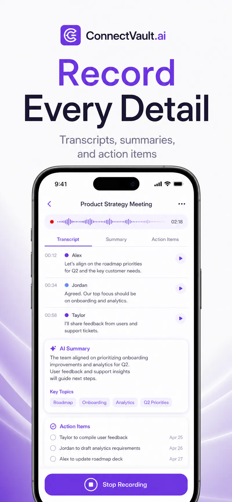 ConnectVault.ai screenshot 8