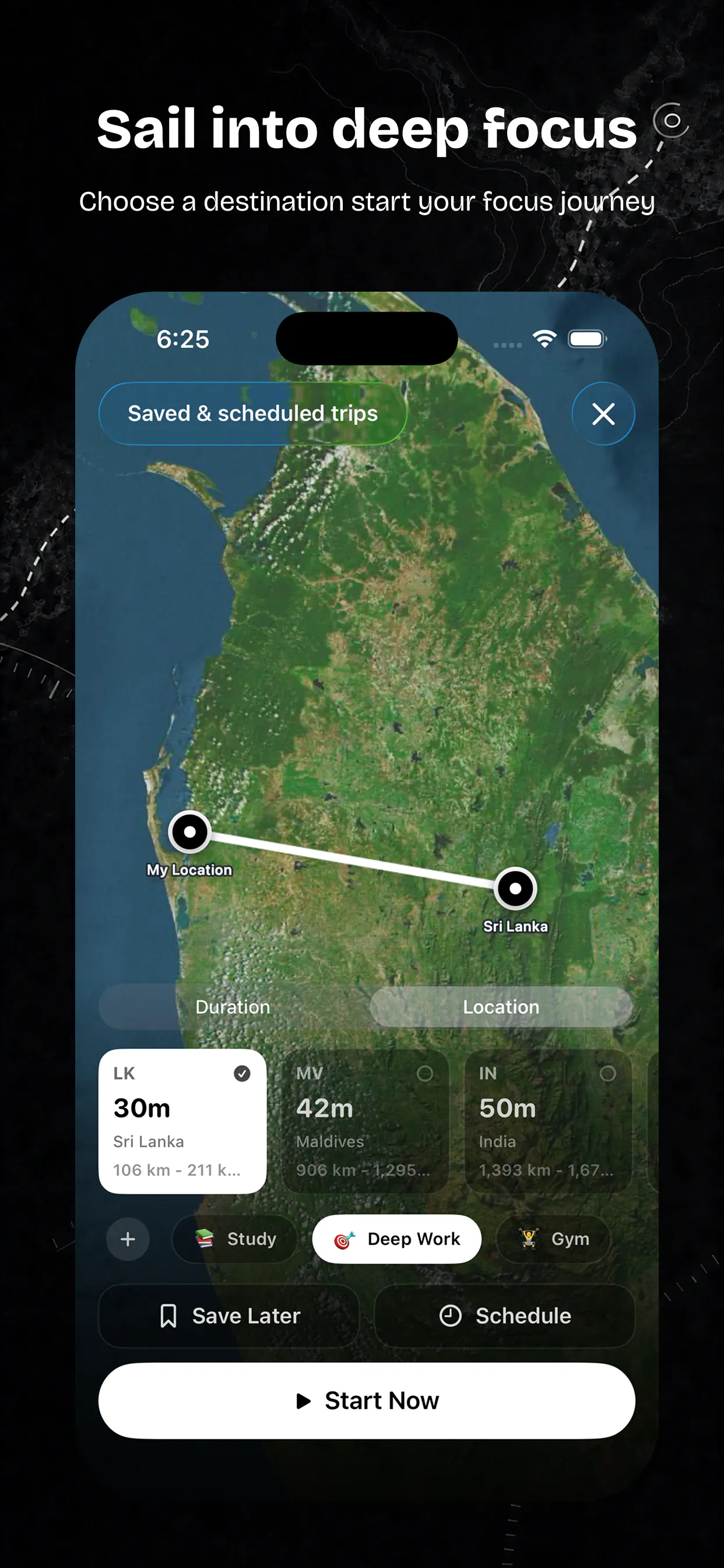 FocusBoat screenshot