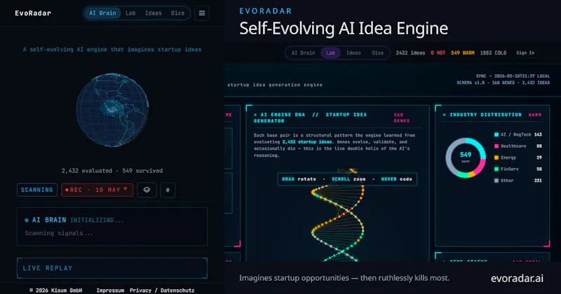 EvoRadar screenshot 1