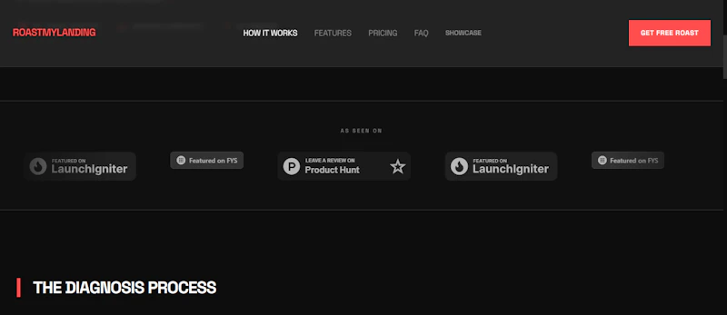 RoastMyLanding 2.0 screenshot 2