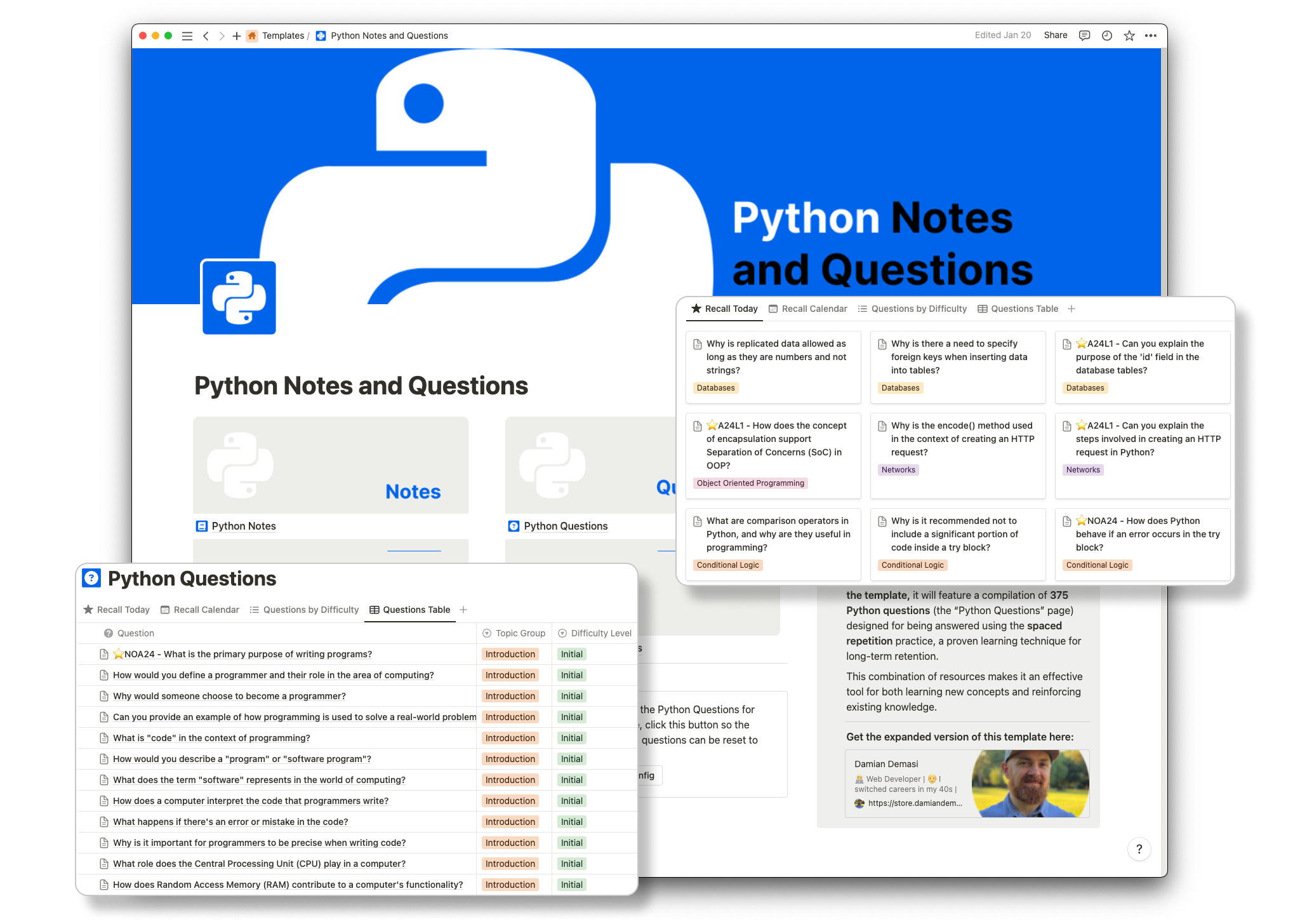 وسائط devnotes - برمجة رئيسية مع ملاحظات الفكرة والقوالب 1