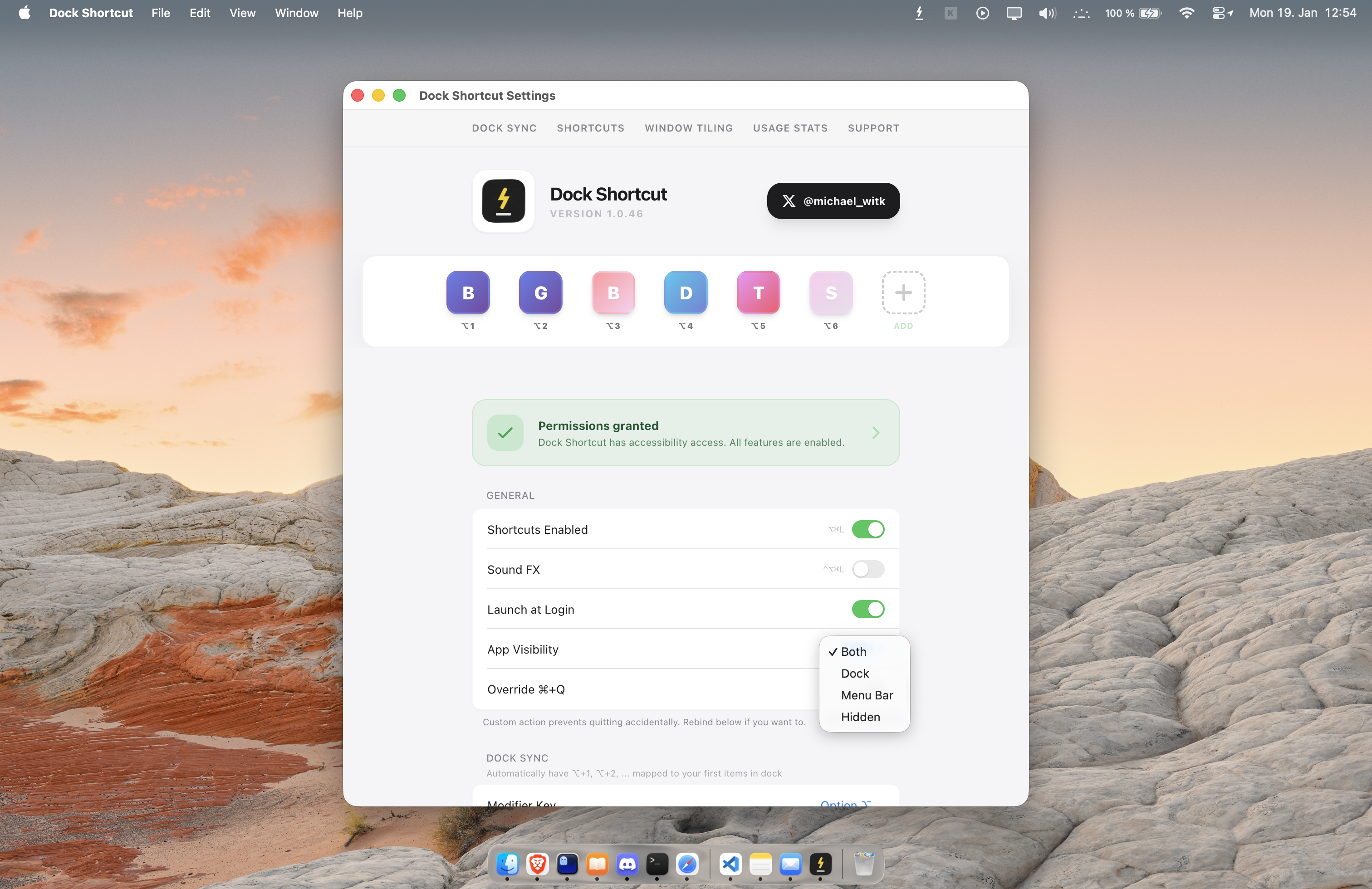 Dock Shortcut gallery image
