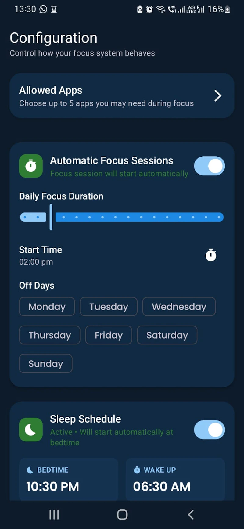 Focushala screenshot 1