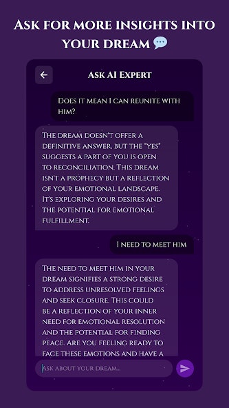 Dream Meaning Interpretations - Screenshot 4 showing product features and functionality