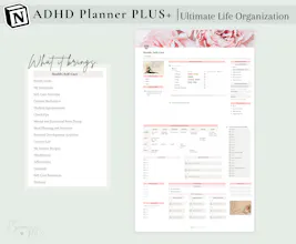 ADHD+ Notion Life Planner | Ultimate gallery image