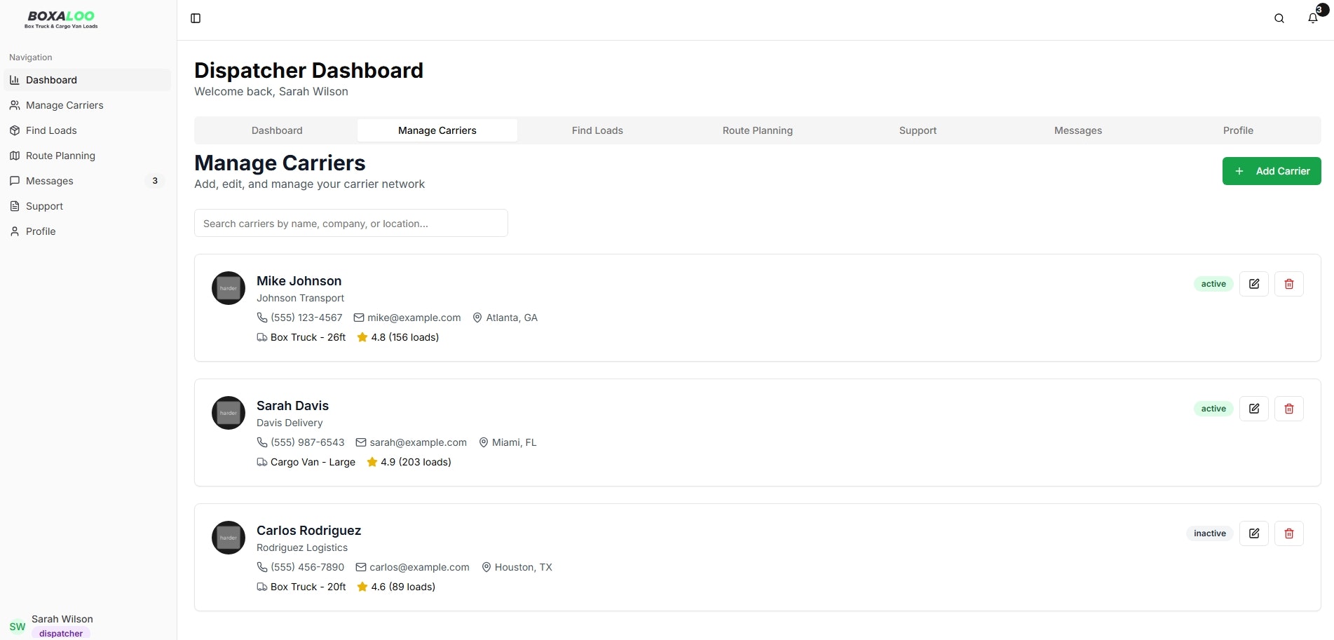 Load Board for Box Trucks & Cargo Vans gallery image