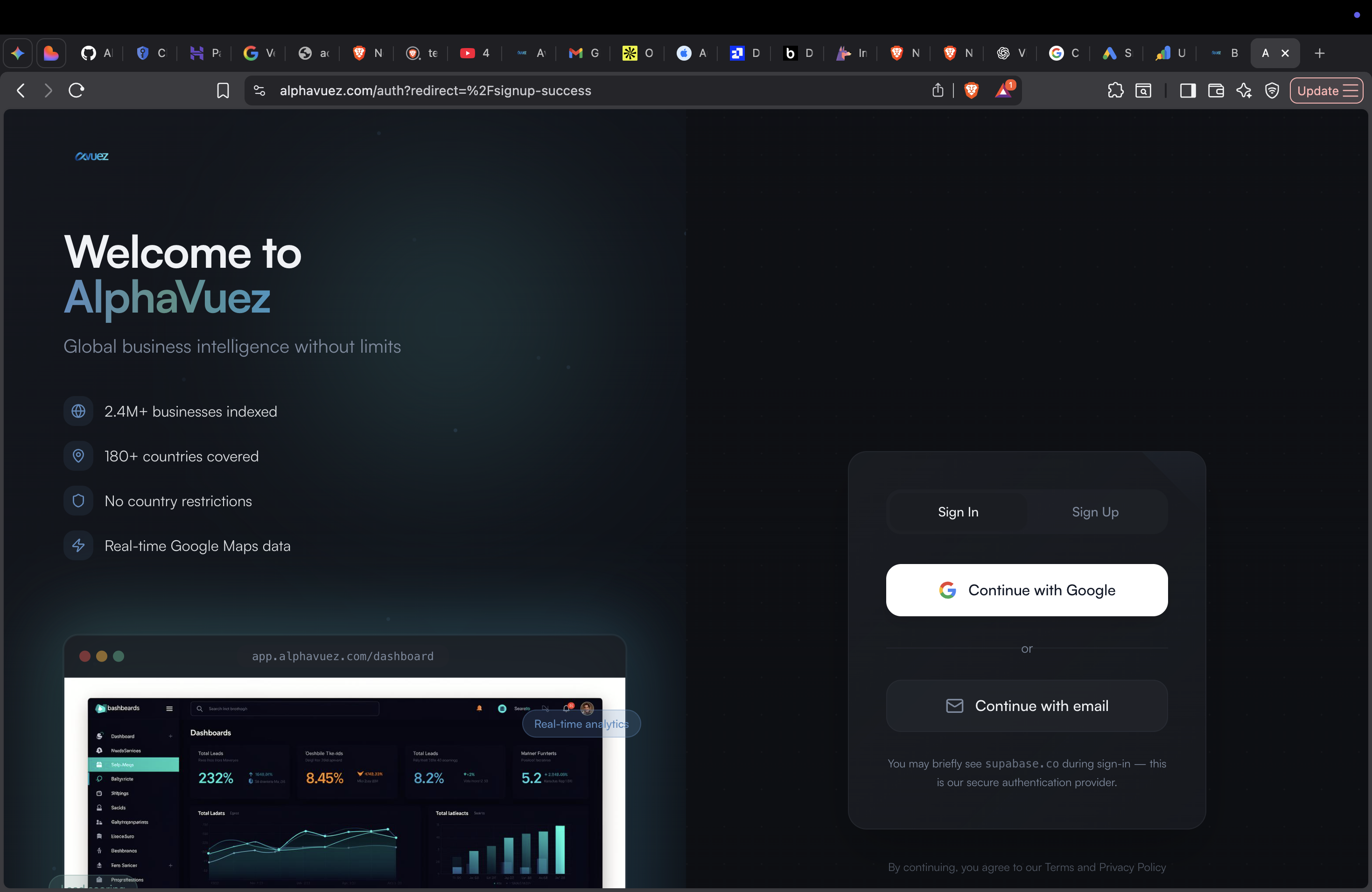 Alphavuez - Screenshot 5 showing product features and functionality