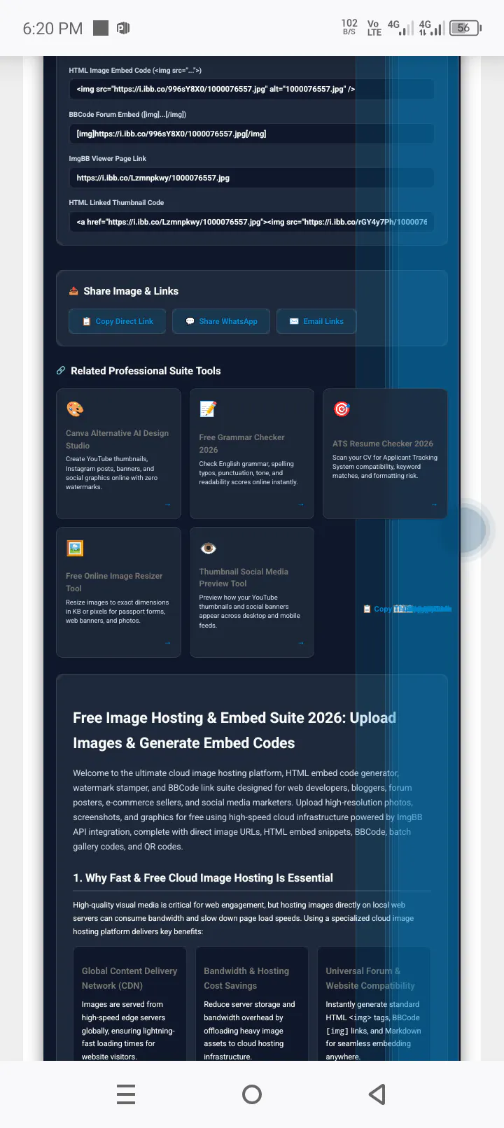 Free Image Hosting & Embed Suite 2026 gallery image